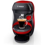 Bosch TAS1003 cafetera eléctrica Totalmente automática Macchina per caffè a capsule 0,7 L, Cafetera de cápsulas negro/Rojo, Macchina per caffè a capsule, 0,7 L, Cápsula de café, 1400 W, Negro, Rojo