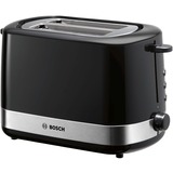 Bosch TAT7403 tostadora 2 rebanada(s) 800 W Negro, Acero inoxidable negro/Acero fino, 2 rebanada(s), Negro, Acero inoxidable, Plástico, Botones, CE, EAC-Eurasian, Ukraine, VDE, 800 W