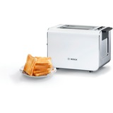 Bosch TAT8611 tostadora 2 rebanada(s) 860 W Antracita, Blanco acero fino/blanco, 2 rebanada(s), Antracita, Blanco, Plástico, Acero inoxidable, 860 W, 220 - 240 V, 50 Hz, Minorista