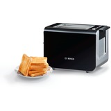 Bosch TAT8613 tostadora 2 rebanada(s) 860 W Negro, Plata acero fino/Negro, 2 rebanada(s), Negro, Plata, Acero inoxidable, Botones, 860 W, 220 - 240 V, Minorista