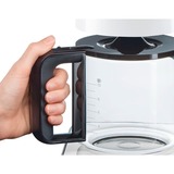 Bosch TKA8011 cafetera eléctrica Cafetera de filtro 1,25 L blanco brillante, Cafetera de filtro, 1,25 L, 1160 W, Antracita, Blanco