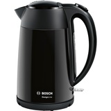 TWK3P423 tetera eléctrica 1,7 L 2400 W Negro, Hervidor de agua