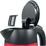 Bosch TWK3P424 tetera eléctrica 1,7 L 2400 W Gris, Rojo, Hervidor de agua rojo/Gris, 1,7 L, 2400 W, Gris, Rojo, Acero inoxidable, Indicador de nivel de agua, Protección contra sobrecalentamiento