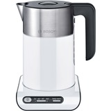 Bosch TWK8611P tetera eléctrica 1,5 L 2400 W Antracita, Acero inoxidable, Blanco, Hervidor de agua blanco/Antracita, 1,5 L, 2400 W, Antracita, Acero inoxidable, Blanco, Plástico, Acero inoxidable, Ajustes de termostato, Indicador de nivel de agua