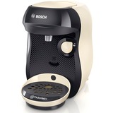 Bosch Tassimo Happy TAS1007 Totalmente automática Cafetera de filtro 0,7 L, Cafetera de cápsulas negro/Crema, Cafetera de filtro, 0,7 L, Cápsula de café, 1400 W, Negro, Crema de color