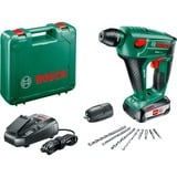 Bosch Uneo Maxx 900 RPM, Martillo perforador verde/Negro, Negro, Verde, Deep discharge, Sobrecalentamiento, Sobrecarga, 1 cm, 900 RPM, 0,6 J, 5000 ppm