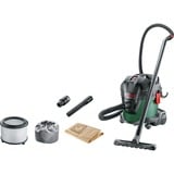 Bosch UniversalVac 15 Negro, Verde 15 L 1000 W, Aspiradora en húmedo y en seco verde, Seca y húmeda, Negro, Verde, Botones, 15 L, 11,8 L, 8,5 L