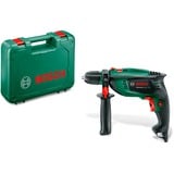 Bosch Universal Impact 800 3000 RPM Sin llave 1,7 kg Negro, Verde, Taladradora de impacto verde/Negro, Taladro de pistola, Sin llave, Negro, Verde, 3000 RPM, 3 cm, 1,2 cm