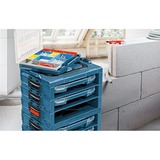 Bosch i-BOXX 72 Professional ABS sintéticos Azul, Transparente, Caja de herramientas azul, ABS sintéticos, Azul, Transparente, 357 mm, 316 mm, 72 mm, 900 g
