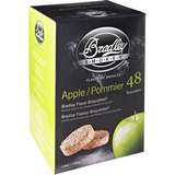 Bradley Bizcochos de manzana, 48 piezas, Madera ahumada 