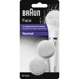 Braun 119562 accesorio para cepillo de limpieza facial 2 pieza(s) Cabezal de cepillo facial, Ensayo Cabezal de cepillo facial, Braun, Face 810, Mujeres, Blanco, 6 g