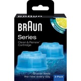 Braun CCR2 Cartucho de limpieza Cartucho de limpieza, Azul, Braun, Braun Clean&Charge, 395 g, 89 mm, Minorista