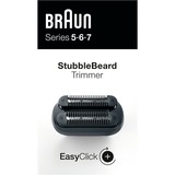 Braun EasyClick Cabezal para afeitado, Ensayo Cabezal para afeitado, 1 cabezal(es), Negro, Braun, Series 5, 6, 7, 20,5 g