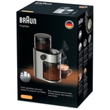 Braun KG 7070 110 W Acero inoxidable, Molinillo de café acero fino/Negro, 110 W, 1,55 kg, 130 mm, 190 mm, 270 mm, 170 mm