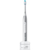 Braun Pulsonic Slim Luxe 4000 Adulto Cepillo dental sónico Platino, Cepillo de dientes eléctrico platino, Adulto, Cepillo dental sónico, Cuidados diarios, Sensible, Blanqueador, 62000 movimientos por minuto, Platino, 2 min