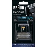 Braun Series 3 BR-KP505, Cabezal de afeitado negro, Cabezal para afeitado, 1 cabezal(es), Negro, Plástico, Metal, Braun, geschikt voor de scheerapparaten 380, 360, 5877, 5874, 5775, 5770, 5715, 5665, 5614, 5612, 5600,...