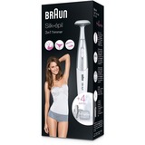 Braun Silk-épil FG 1100 Plata, Blanco, Ladyshaver blanco/Plateado, Plata, Blanco, AAA, Alcalino, 1.5 V, 120 min, 45 mm