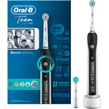 Braun Teen Adolescentes Cepillo dental oscilante Blanco, Negro, Cepillo de dientes eléctrico negro/blanco, Adolescentes, Cepillo dental oscilante, Cuidados diarios, 40000 movimientos por minuto, Blanco, Negro, 8800 movimientos por minuto