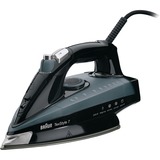 Braun TexStyle 7 TS745A Plancha a vapor Suela de Eloxal 2400 W Negro, Gris negro/Gris, Plancha a vapor, Suela de Eloxal, 2,5 m, 150 g/min, Negro, Gris, 50 g/min