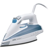 Braun TexStyle 7 TS 725 A Plancha a vapor Suela de Eloxal 2400 W Azul, Blanco blanco/Celeste, Plancha a vapor, Suela de Eloxal, 2,5 m, 180 g/min, Azul, Blanco, 50 g/min