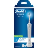 Braun Vitality 100 CrossAction Adulto Cepillo dental oscilante Blanco, Cepillo de dientes eléctrico blanco, Adulto, Cepillo dental oscilante, Blanco, 2 min, Batería, Batería integrada