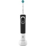 Braun Vitality 100 CrossAction Adulto Cepillo dental oscilante Negro, Blanco, Cepillo de dientes eléctrico negro/blanco, Adulto, Cepillo dental oscilante, Negro, Blanco, 2 min, Batería, Batería integrada
