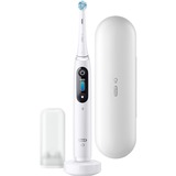 Braun iO Series 8N Adulto Cepillo dental vibratorio Blanco, Cepillo de dientes eléctrico blanco, Adulto, Cepillo dental vibratorio, Cuidados diarios, Limpieza profunda, Cuidado de las encías, Sensible, Blanqueador, Blanco, 2 min, Alrededor