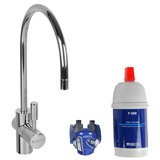 Brita mypure P1 Sistema de filtración de agua situado debajo del fregadero Azul, Blanco, Filtro de agua Sistema de filtración de agua situado debajo del fregadero, Azul, Blanco