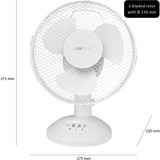 Clatronic 263698, Ventilador blanco