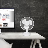 Clatronic 263698, Ventilador blanco