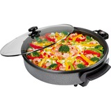 Clatronic PP 2914 Cacerolas, Pan negro, Negro, Vidrio, 380 mm, 400 mm, 160 mm