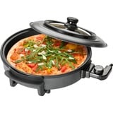 Clatronic PP 3402 sartén eléctrica, Pan negro, Alrededor, Negro, CE, 36 cm