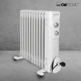 Clatronic RA 3737 Interior Blanco 2300 W Radiador de aceite eléctrico blanco, Radiador de aceite eléctrico, Aceite, CE, Interior, Piso, Blanco