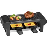 Clatronic RG 3592 , Raclette negro/Plateado