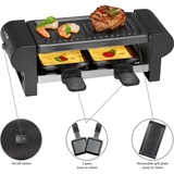 Clatronic RG 3592 , Raclette negro/Plateado