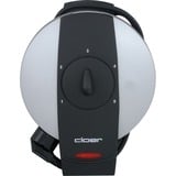 Cloer 1629 gofrera 5 barquillo(s) 930 W Negro, Metálico plateado/Negro, 240 mm, 185 mm, 100 mm, 930 W, 230 V