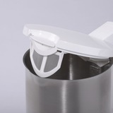 Cloer 4701 tetera eléctrica 1,5 L 1800 W Acero inoxidable, Blanco, Hervidor de agua acero fino/blanco, 1,5 L, 1800 W, Acero inoxidable, Blanco, Sin cables