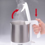 Cloer 4701 tetera eléctrica 1,5 L 1800 W Acero inoxidable, Blanco, Hervidor de agua acero fino/blanco, 1,5 L, 1800 W, Acero inoxidable, Blanco, Sin cables
