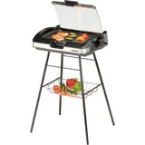 Cloer 6720 barbacoa y parrilla al aire libre 2200 W Negro negro, 2200 W, Negro, 290 x 390 mm, 230 V