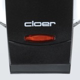 Cloer Waffle Iron 1621 5 barquillo(s) 930 W Negro, Gris, Blanco, Gofrera blanco/Negro, 930 W, 230 V