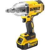 DEWALT DCF899HP2-QW atornilladora de impacto con batería 1/2" 1900 RPM Negro, Amarillo 20 V, Tornillo de percusión amarillo/Negro, Llave de impacto, Negro, Amarillo, 1/2", 1900 RPM, 240 RPM, Batería