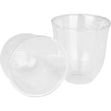 DeLonghi 5513214601 vaso de café Transparente 2 pieza(s) 270 ml, Vidrio transparente, Transparente, Vidrio, 2 pieza(s), Transparente, 270 ml, 95 mm