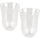 DeLonghi 5513214611 vaso de café Transparente 2 pieza(s) 220 ml, Vidrio transparente, Transparente, Vidrio, 2 pieza(s), Transparente, 220 ml, 117 mm