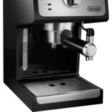 DeLonghi Autentica ECP33.21.BK cafetera eléctrica Semi-automática Máquina espresso 1,1 L, Cafetera espresso negro/Plateado, Máquina espresso, 1,1 L, De café molido, 1100 W, Negro