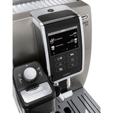 DeLonghi Dedica Style DINAMICA PLUS Totalmente automática Cafetera combinada, Superautomática titanio, Cafetera combinada, Granos de café, Molinillo integrado, 1450 W, Platino