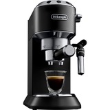 DeLonghi Dedica Style EC 685.BK Manual Máquina espresso 1,1 L, Cafetera espresso negro/Plateado brillante, Máquina espresso, 1,1 L, De café molido, 1300 W, Negro, Cromo, Acero inoxidable