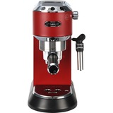 DeLonghi Dedica Style EC 685.R Manual Máquina espresso 1,1 L, Cafetera espresso rojo, Máquina espresso, 1,1 L, 1300 W, Negro, Rojo, Acero inoxidable