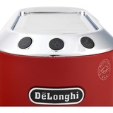 DeLonghi Dedica Style EC 685.R Manual Máquina espresso 1,1 L, Cafetera espresso rojo, Máquina espresso, 1,1 L, 1300 W, Negro, Rojo, Acero inoxidable