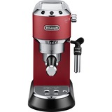DeLonghi Dedica Style EC 685.R Manual Máquina espresso 1,1 L, Cafetera espresso rojo, Máquina espresso, 1,1 L, 1300 W, Negro, Rojo, Acero inoxidable