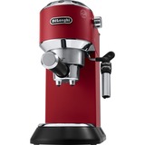 DeLonghi Dedica Style EC 685.R Manual Máquina espresso 1,1 L, Cafetera espresso rojo, Máquina espresso, 1,1 L, 1300 W, Negro, Rojo, Acero inoxidable